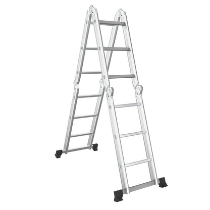7-in-1 Folding Multi-Purpose Extension Aluminum Ladder