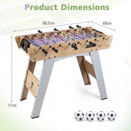 Foosball Table with Detachable Legs for Kids and Adults