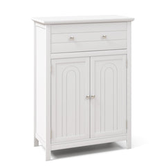 Storage Cabinet with Large Drawer and  Adjustable Shelf
