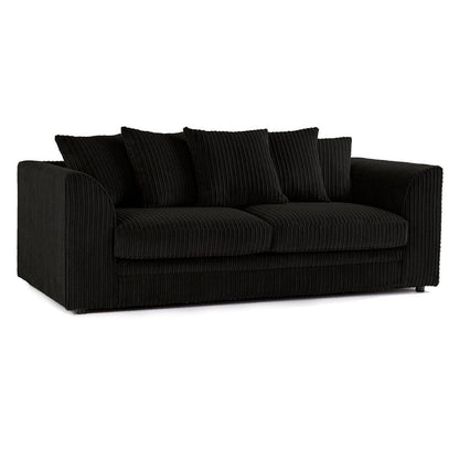 Oxford Scatter Back Full Jumbo Cord 3 Seater Sofa – Mink and Other Colours