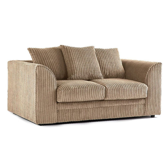 Oxford Scatter Back Full Jumbo Cord 2 Seater Sofa – Coffee and Other Colours