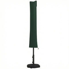 Outsunny Parasol Cover, Cantilever Umbrella Cover for 2-3.5 m Parasols, Banana Umbrella Protector with Zipper, Green