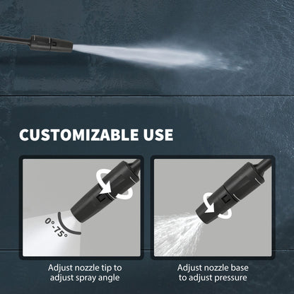 Outsunny 2200W HighÂ PressureÂ Washer, 170 Bar Pressure, 420 L/h Flow, Portable Electric Power Washer Jet Wash Cleaner with Adjustable Nozzle 6M Hose and Hose Reel for Home Patio Car Driveway