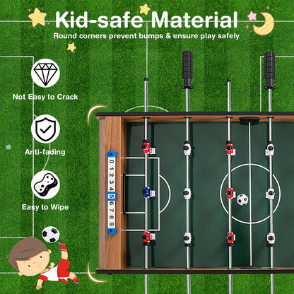 Game Room Size Football Table Space Saving Table Football-Natural