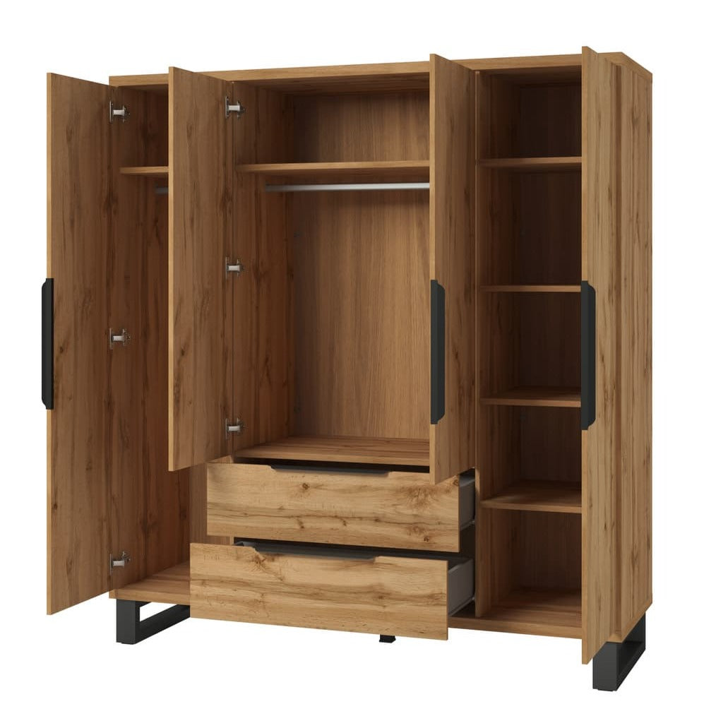 Halle Hinged Door Wardrobe 191cm