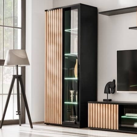 Cameron Tall Display Cabinet 80cm