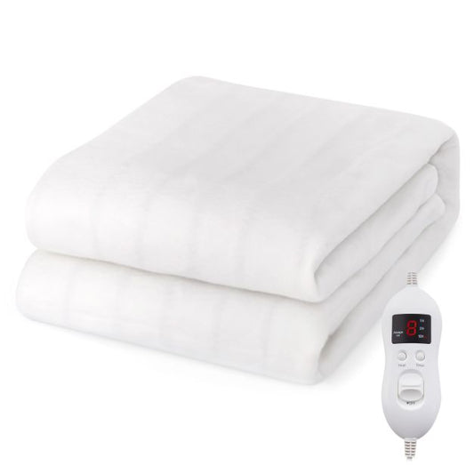 Heated Mattress Pad with 8 Temp Settings and Timing Function-M