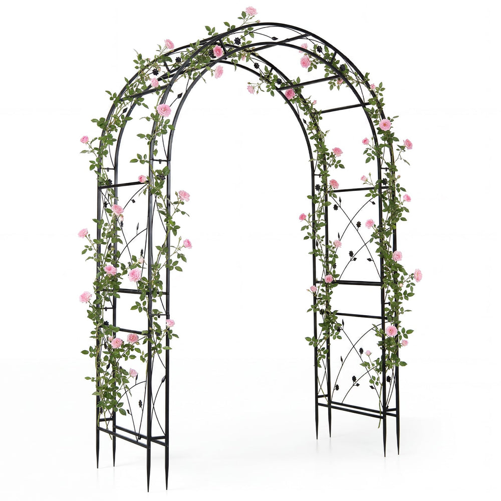 Heavy Duty Metal Arbor Trellis for Climbing Plants and Wedding Decoration