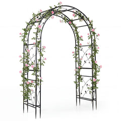 Heavy Duty Metal Arbor Trellis for Climbing Plants and Wedding Decoration