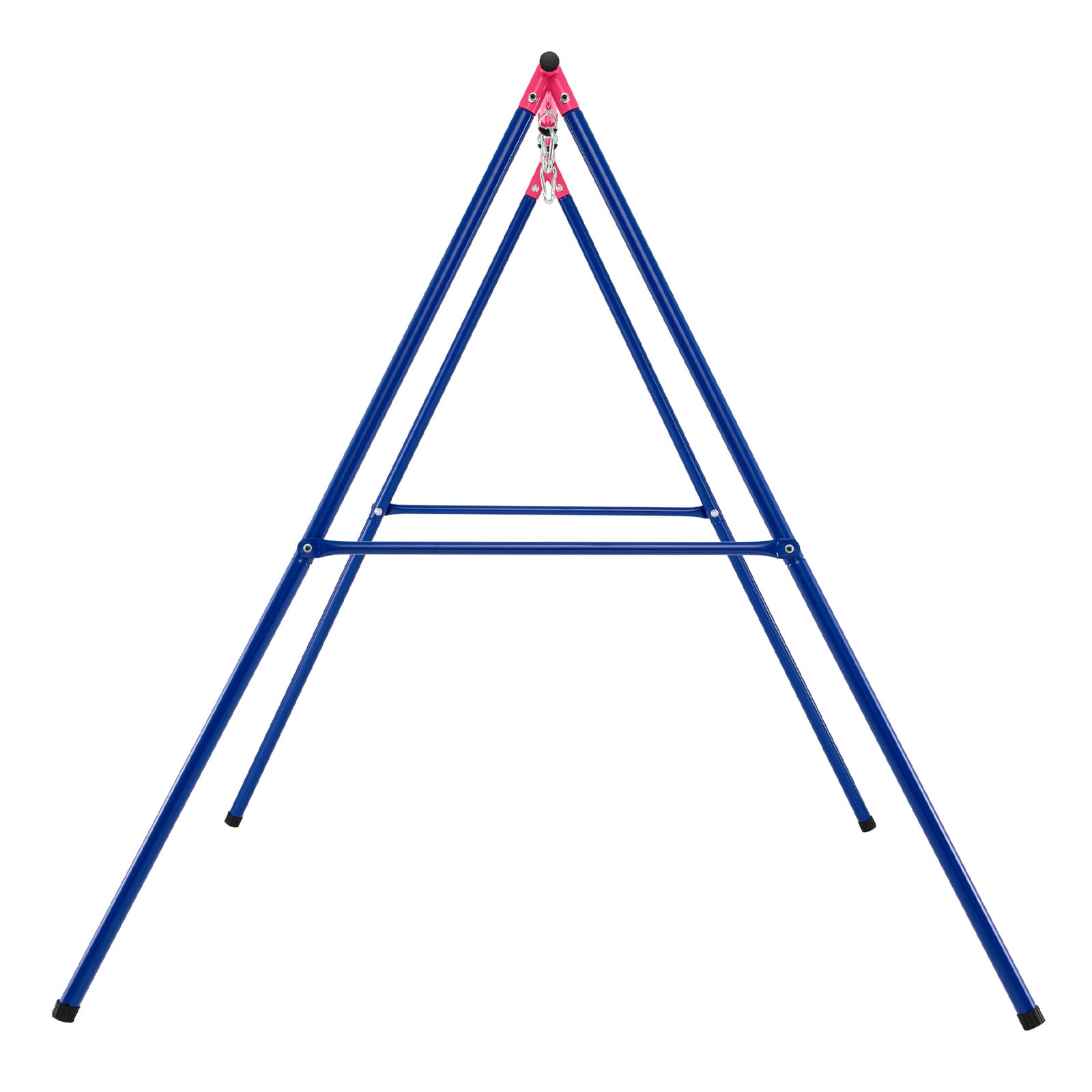 Heavy Duty Steel Swing Frame 1.8M Large A-Frame Swing Stand with Ground Stakes-Red