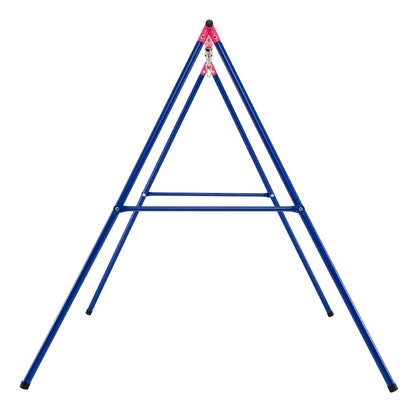 Heavy Duty Steel Swing Frame 1.8M Large A-Frame Swing Stand with Ground Stakes-Red