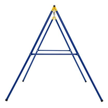 Heavy Duty Steel Swing Frame 1.8M Large A-Frame Swing Stand with Ground Stakes-Yellow