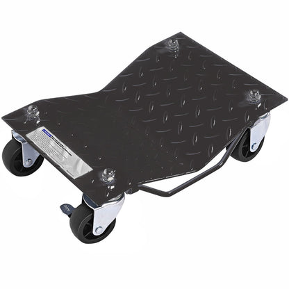 Heavy Duty Steel Tire Skates with Lockable Casters and Handle for Cars Trucks-2