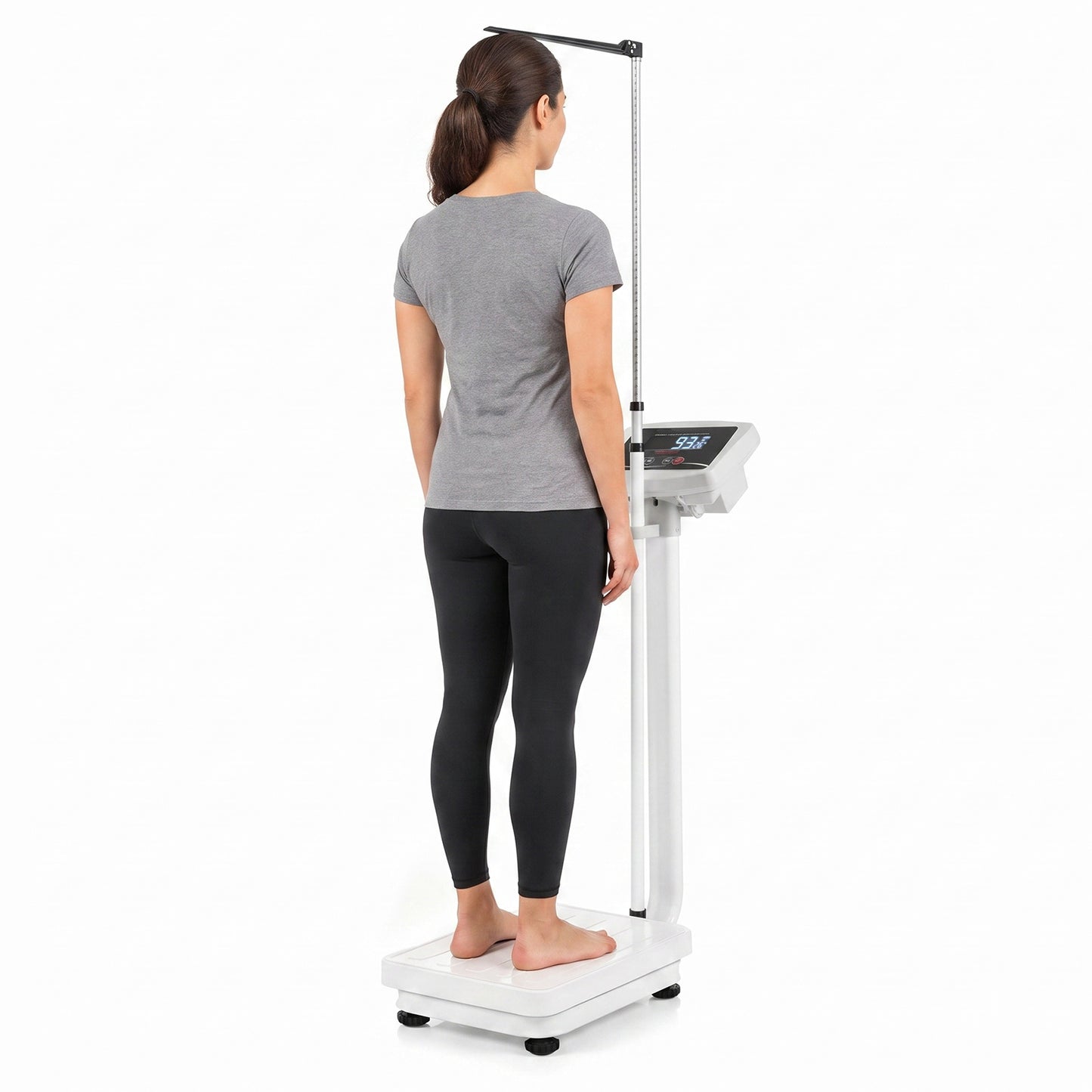 Height and Weight Scale with 180 kg Capacity and 75-203 cm Measurement