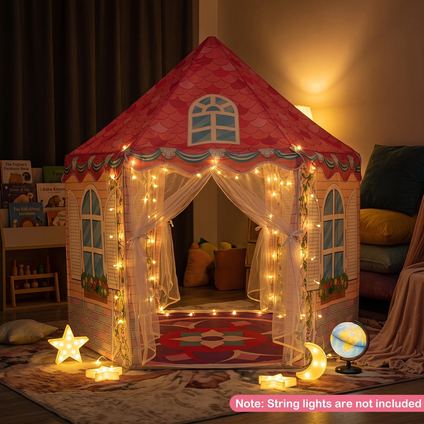 Hexagonal Kids Play Tent without Dance Mat for Kids Room