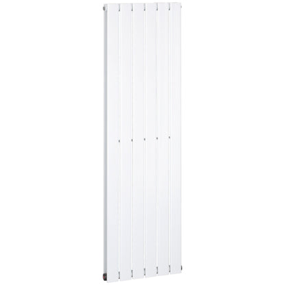 HOMCOM 460 x 1600 mm Double Panel Vertical Designer Radiator, Water-filled Heater for Home, Space Heater, Quick Warm up, Living room, Study, Apartments, White