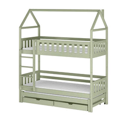 Iga Bunk Bed with Trundle and Storage