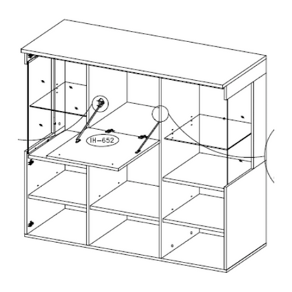 India 45 Sideboard Cabinet 91cm