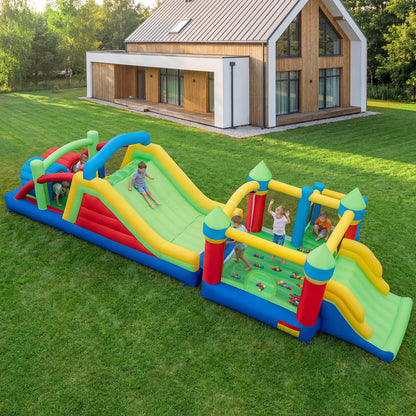 Inflatable Bounce Castle with Jumping House and Crawling Tunnels (Without 2*Blower)