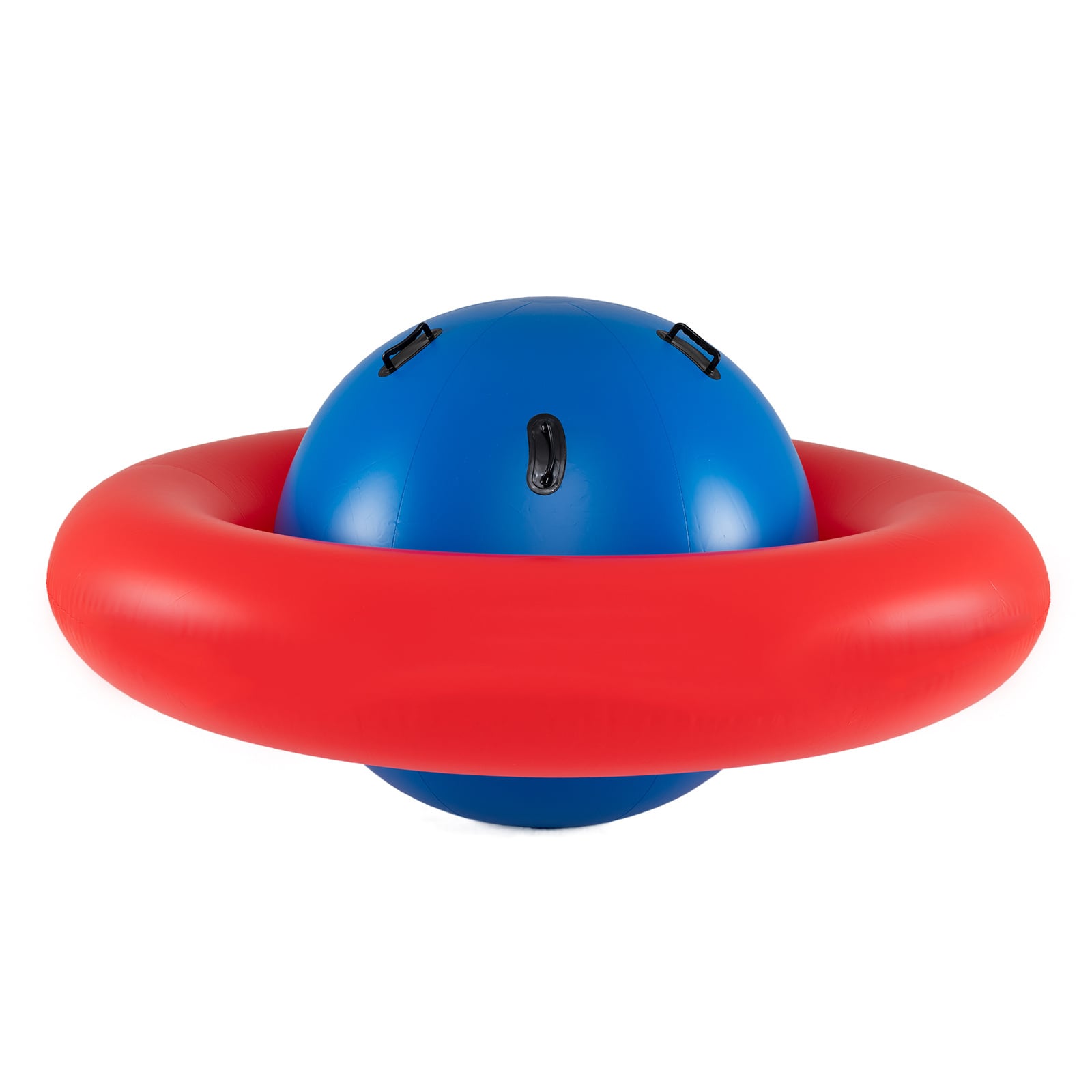 Inflatable Dome Rocker Bouncer for Kids with 6 Built-in Handles-Red