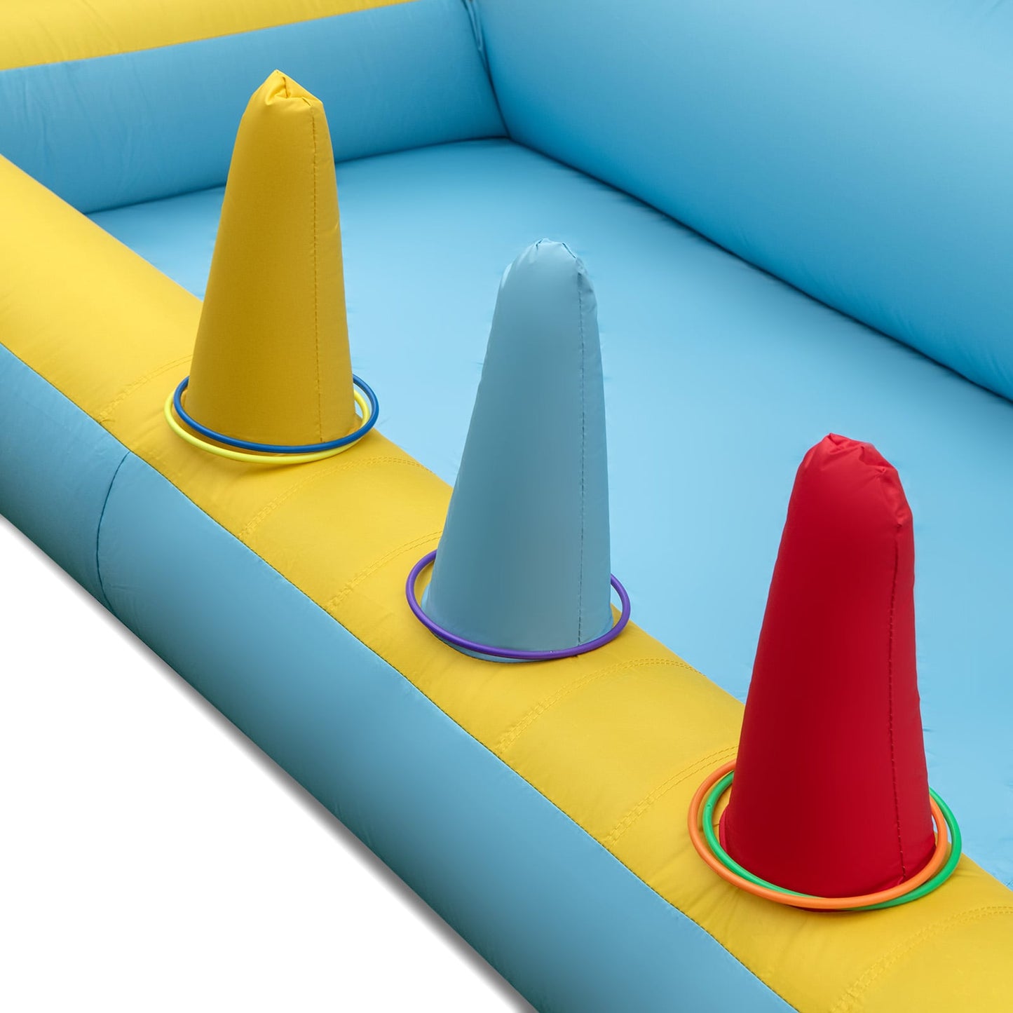 Inflatable Bouncy Castle with Slide and Tunnel without Blower