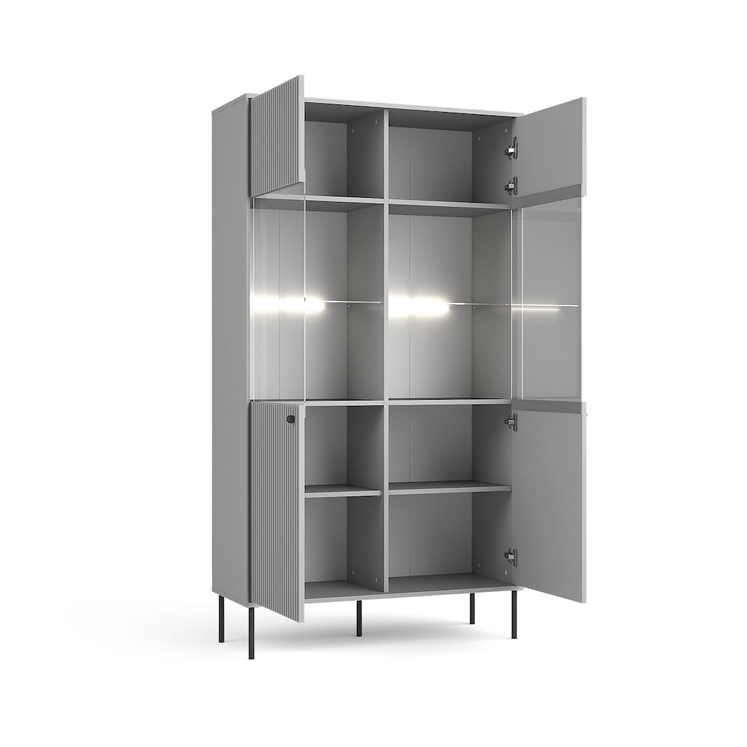Iris Tall Display Cabinet 105cm