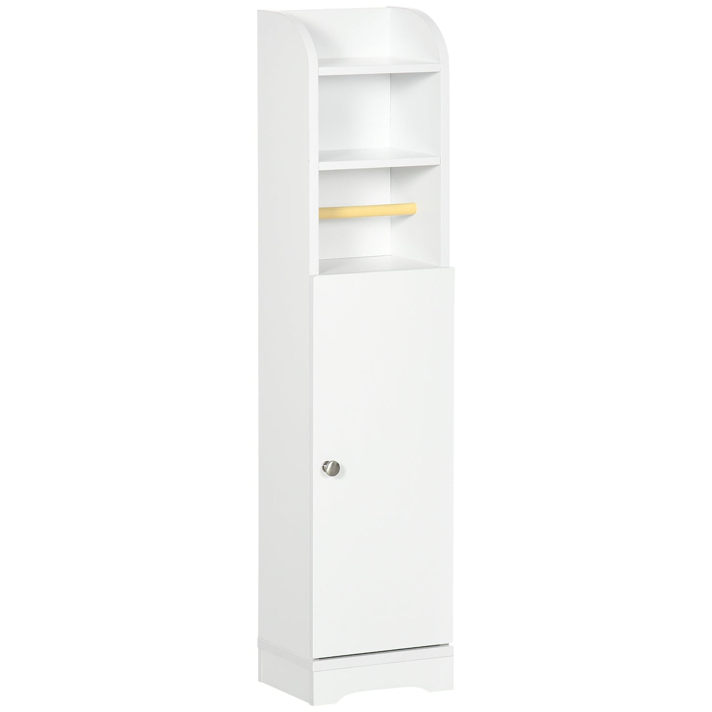 kleankin Multi-Storage Narrow Bathroom Cabinet - White