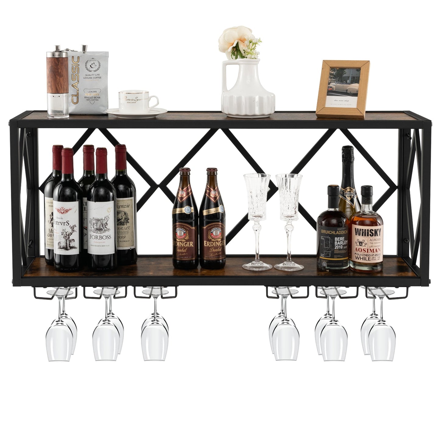 Wall Mounted Wine Rack