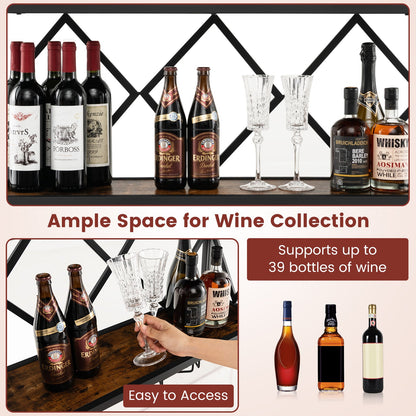 Wall Mounted Wine Rack