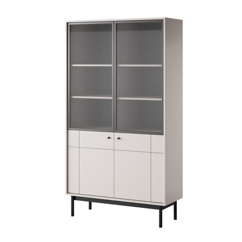 Japandi Tall Display Cabinet 104cm