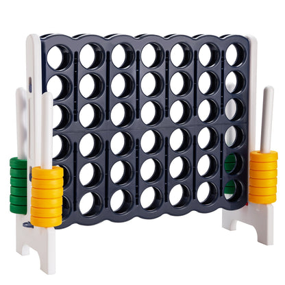 Jumbo 4-to-Score Giant Game Set with 42 Jumbo Rings and Quick-Release Slider