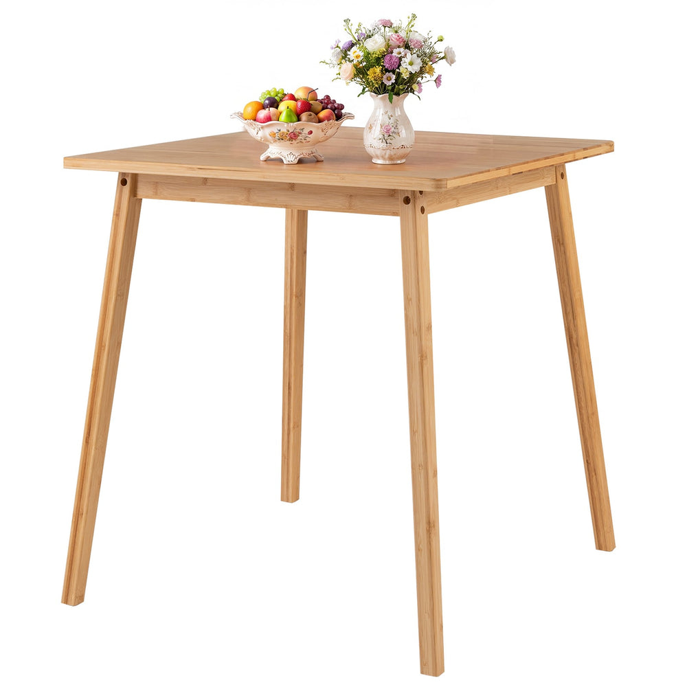 Mid Century Modern Kitchen Table for Dining Room Living Room or Apartment-Natural