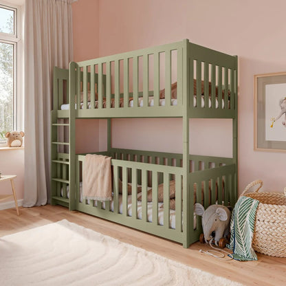 Wooden Bunk Bed Konrad With Cot Bed