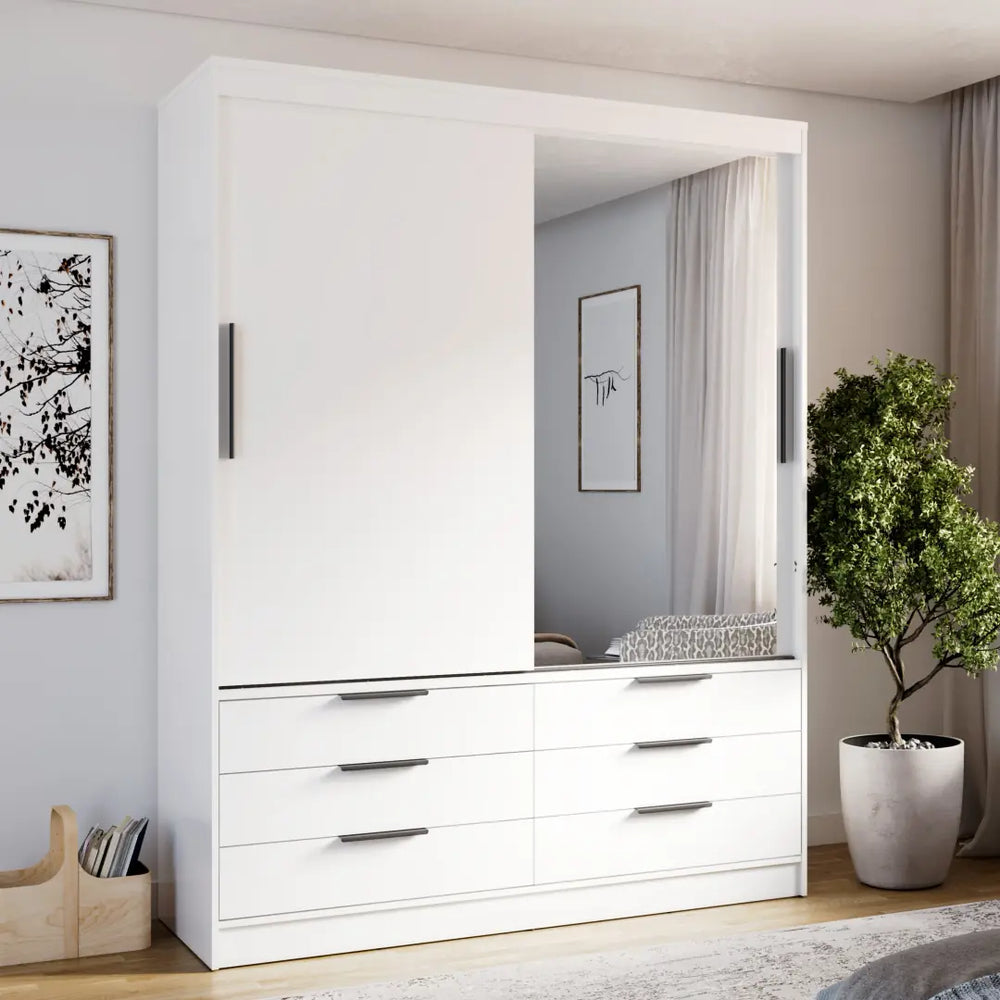 Kera Sliding Door Wardrobe 170cm