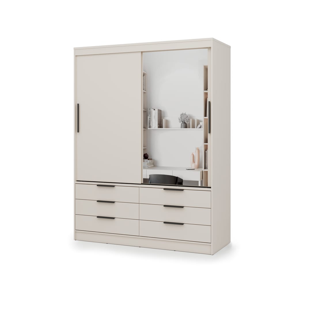 Kera Sliding Door Wardrobe 170cm