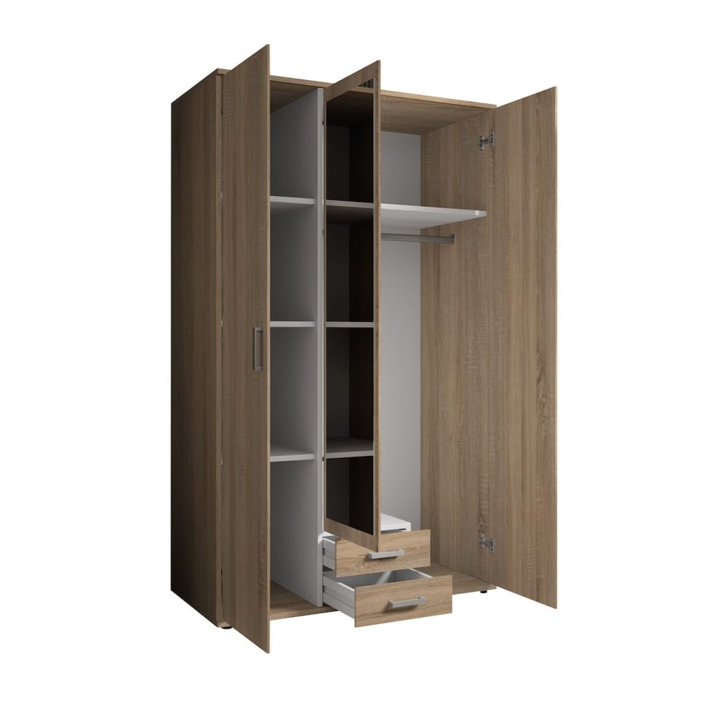 Karl Hinged Door Wardrobe 120cm