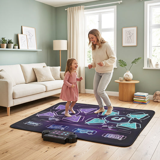 Kids Dance Mat Electronic Playmat with 4 Modes and 3 LED Speeds