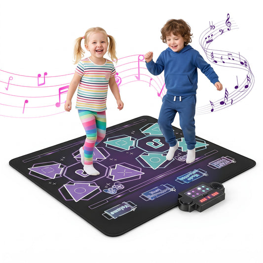 Kids Dance Mat Electronic Playmat with 4 Modes and 3 LED Speeds