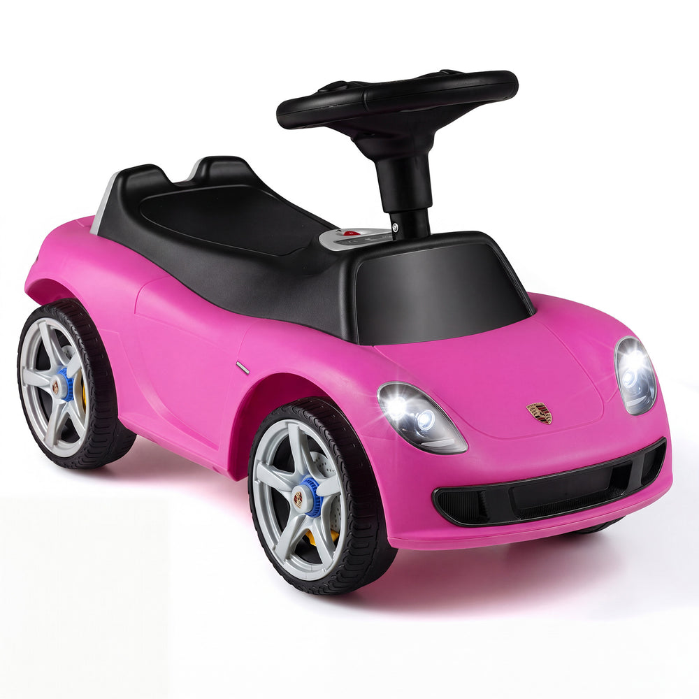 Kids Ride On Car Sliding Car with Horn & Sound Buttons Porsche Licensed-Pink
