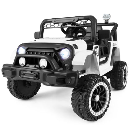 Kids Ride on Truck 12V Electric Toy Vehicle with Remote Control-Black