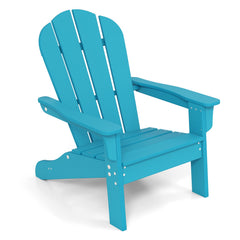 Kids Adirondack Chair All-Weather HDPE Toddler Lawn Chair-Turquoise