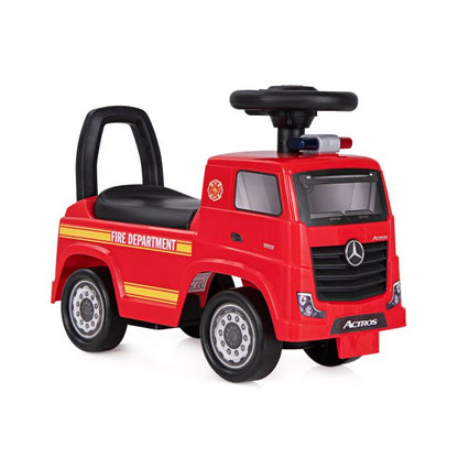 Kids Ride On Fire Truck Licensed Mercedes-Benz with Music-Red