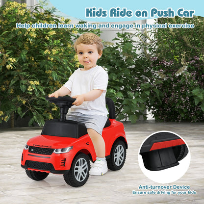 Kids Ride On Push Car Foot-to-Floor Walking Sliding Toy Car-Red
