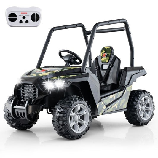 24V Kids Ride-on Car with 3 Adjustable Speeds-Camouflage