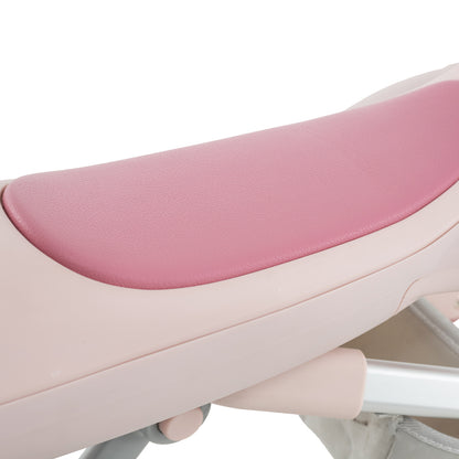 2-in-1 Kids Ride-on Push Car with Lighted Wheels for 18-60 Months Old-Pink