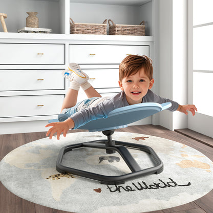 Kids Sensory Swivel Chair Elephant Petal 360° Spinning Chair-A-Blue