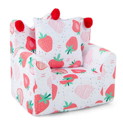 Kids Sofa Chair Foam Filled Armchair with  Extra Padded Pillow-Pink