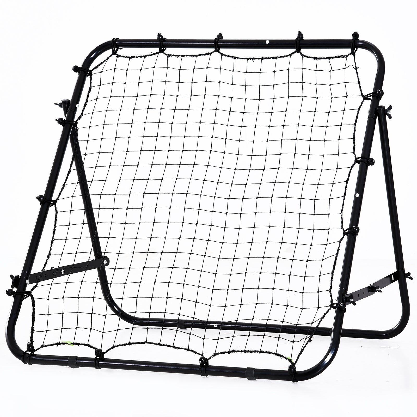 Kick Back Net HOMCOM Adjustable Rebounder Net Kickback Target Goal for Teens Adults ...