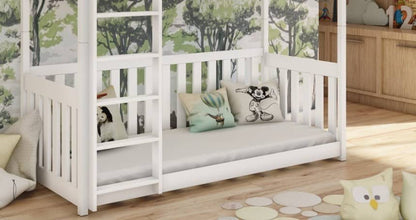 Wooden Bunk Bed Cris with Cot Bed