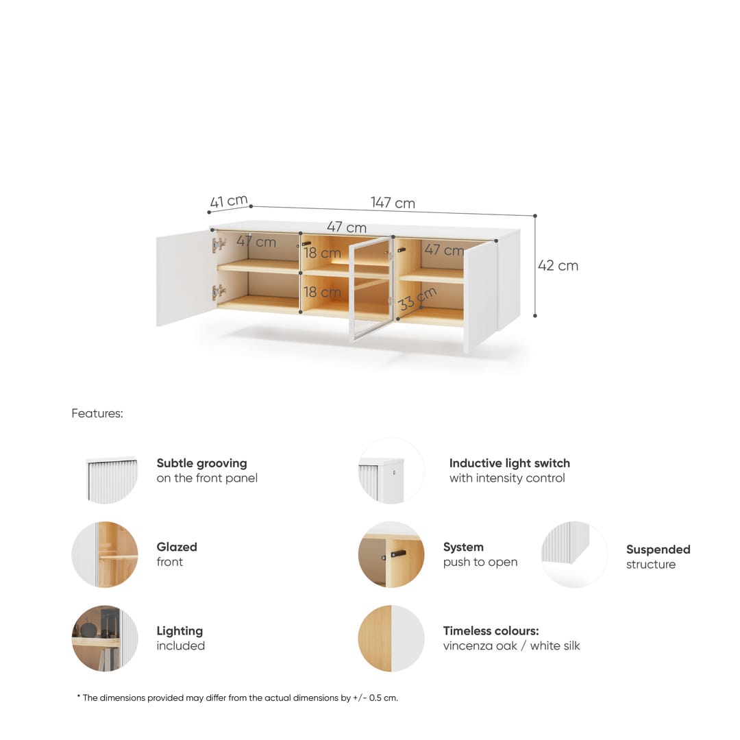Liba Floating TV Cabinet 147cm